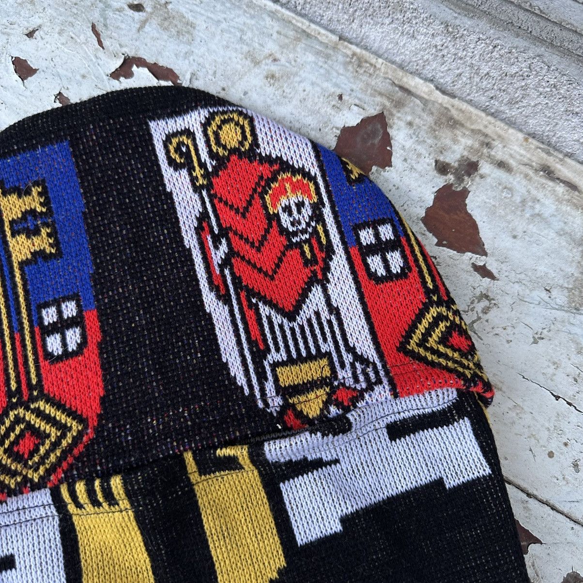 Custo Barcelona Vintage Custom Balaclava Hand Made By Me Football Scarf Y2K Size ONE SIZE - 7 Thumbnail