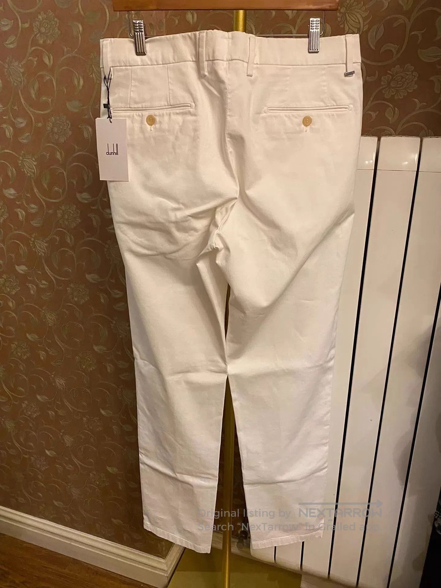 Alfred Dunhill White Casual Pants Size 34. Size US 34 / EU 50 - 3 Thumbnail