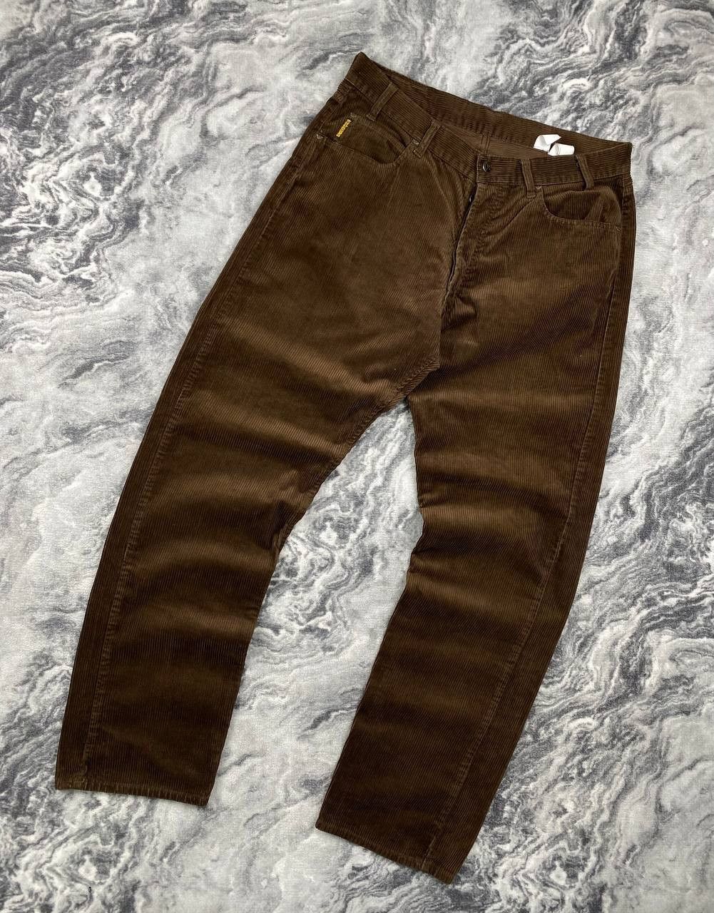 Armani Vintage Armani Jeans Denim Corduroy Pants Big Logo Men Size US 36 / EU 52 - 2 Thumbnail