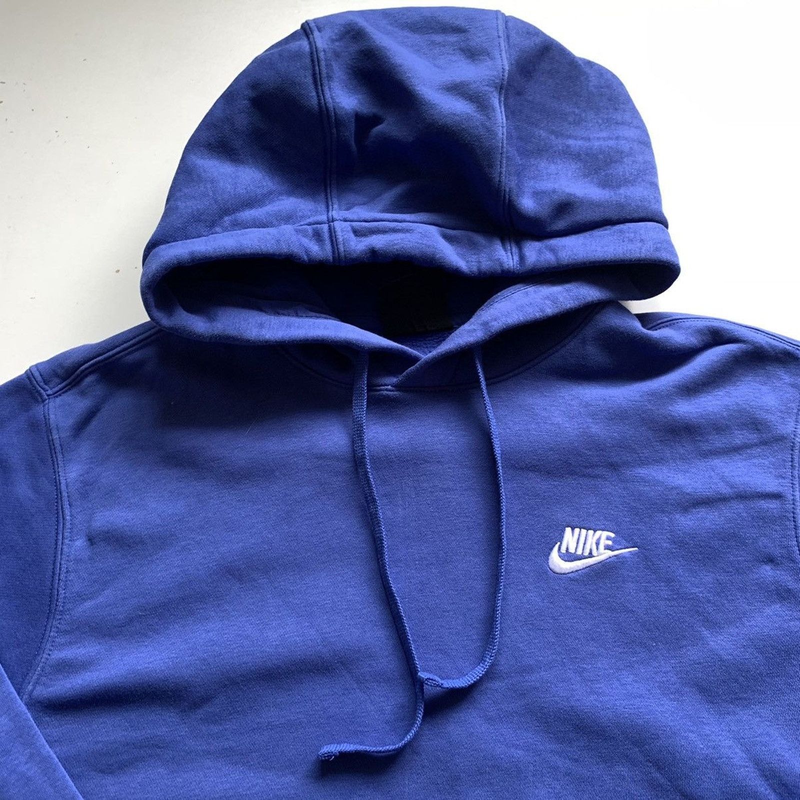 Nike Vintage Y2K Nike Sportswear Swoosh Hoodie Small Blue Rare Size US S / EU 44-46 / 1 - 2 Thumbnail