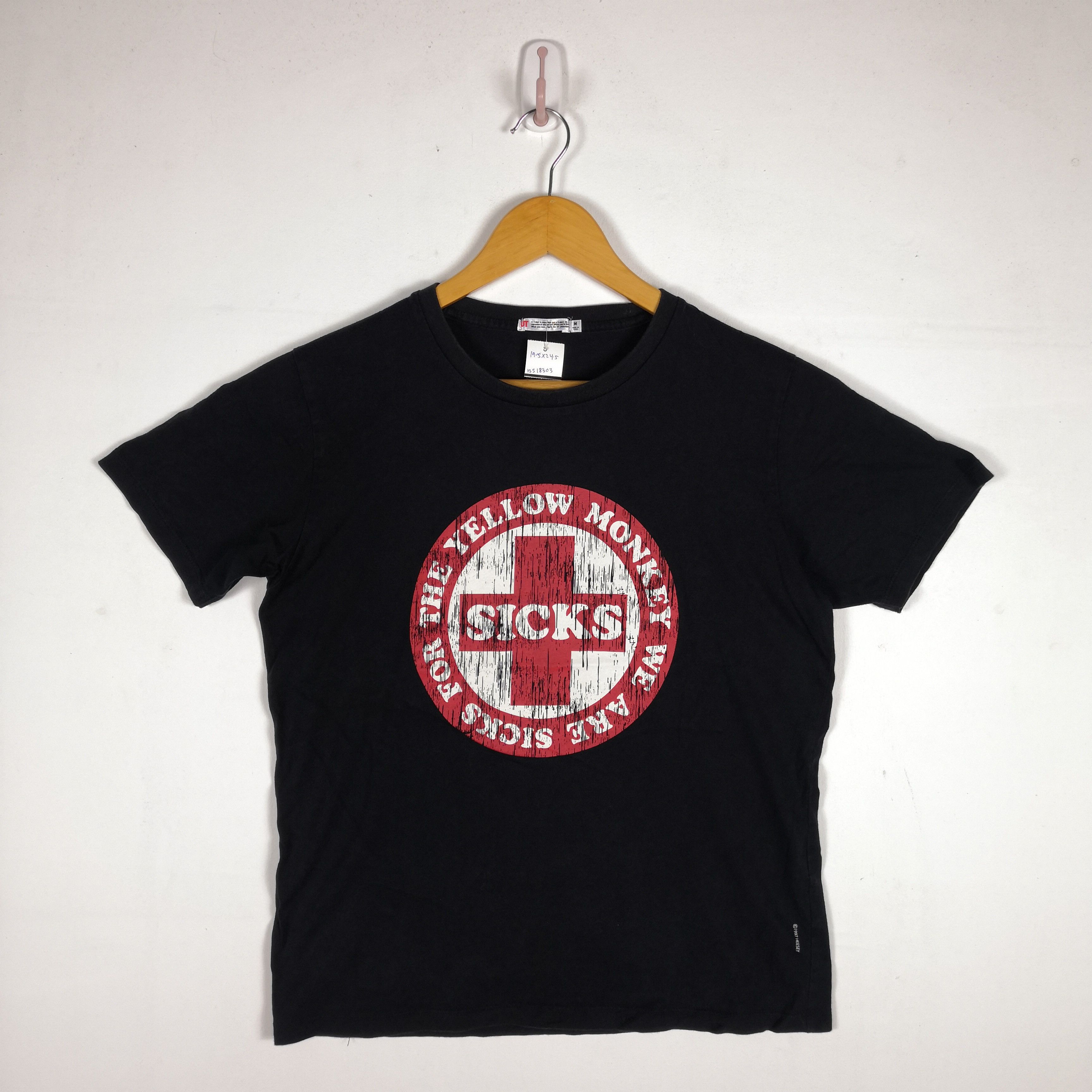 Band Tees Y2K Yellow Monkey T-Shirt Japanese Sick Band Crewneck Tee Size US M / EU 48-50 / 2 - 2 Thumbnail