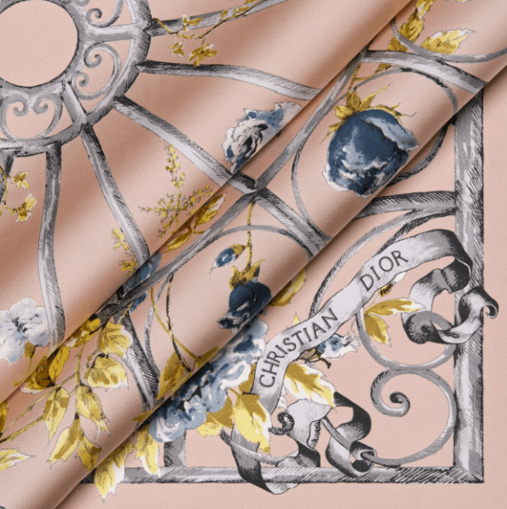 Dior o1w1db10424 Size: OS Dior Square Scarf in Multicolor Size ONE SIZE - 4 Thumbnail