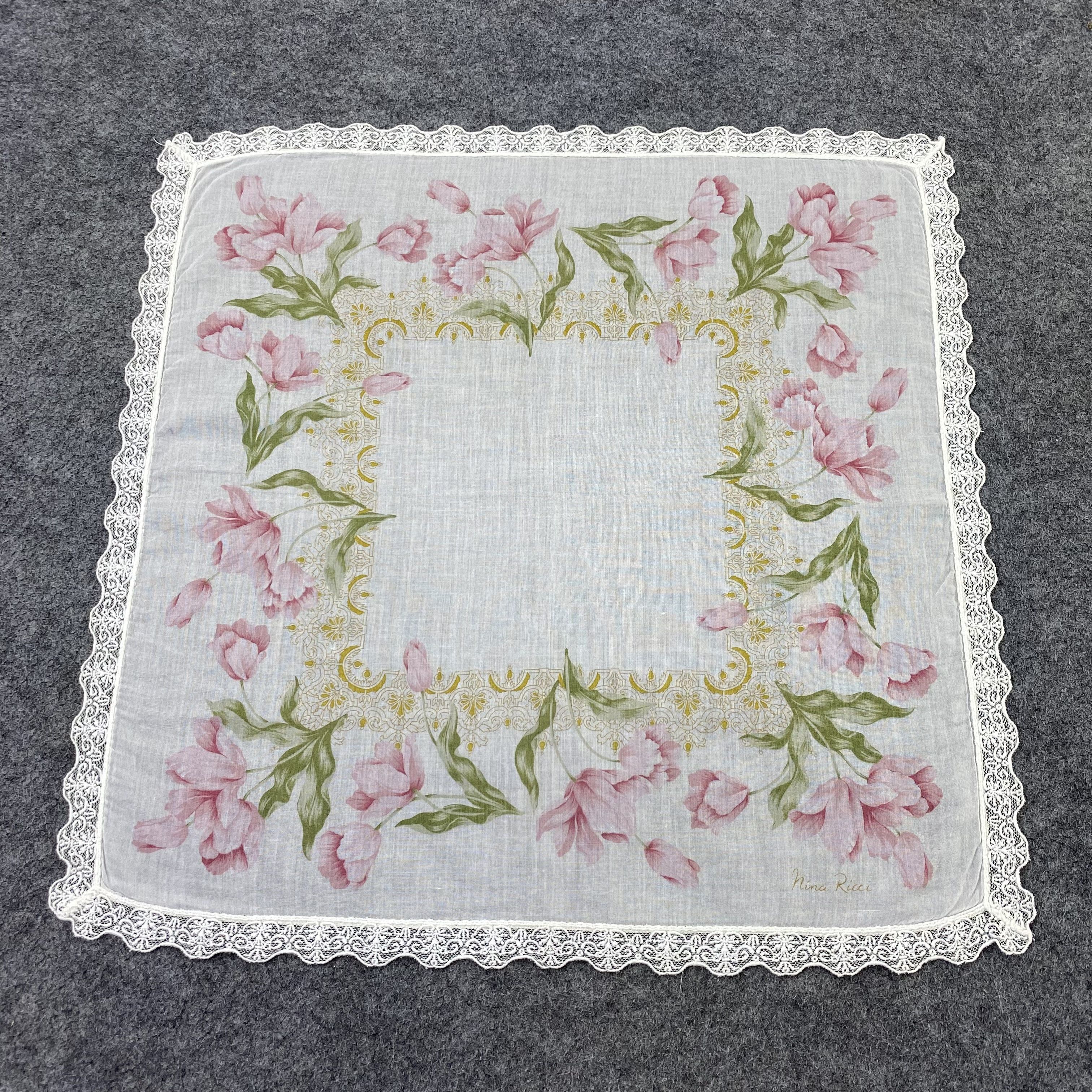 Nina Ricci Nina Ricci Handkerchief / Bandana / Neckerchief-B1540 Size ONE SIZE - 3 Thumbnail