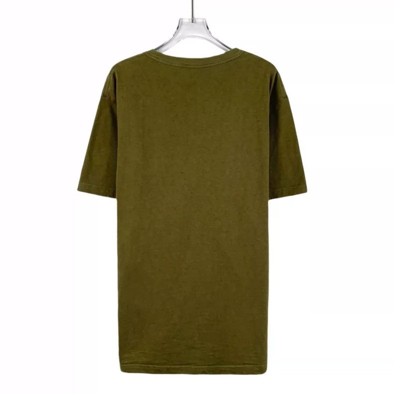 Dior Dior Green floral letter embroidered cotton round-neck shor Size US M / EU 48-50 / 2 - 2 Thumbnail