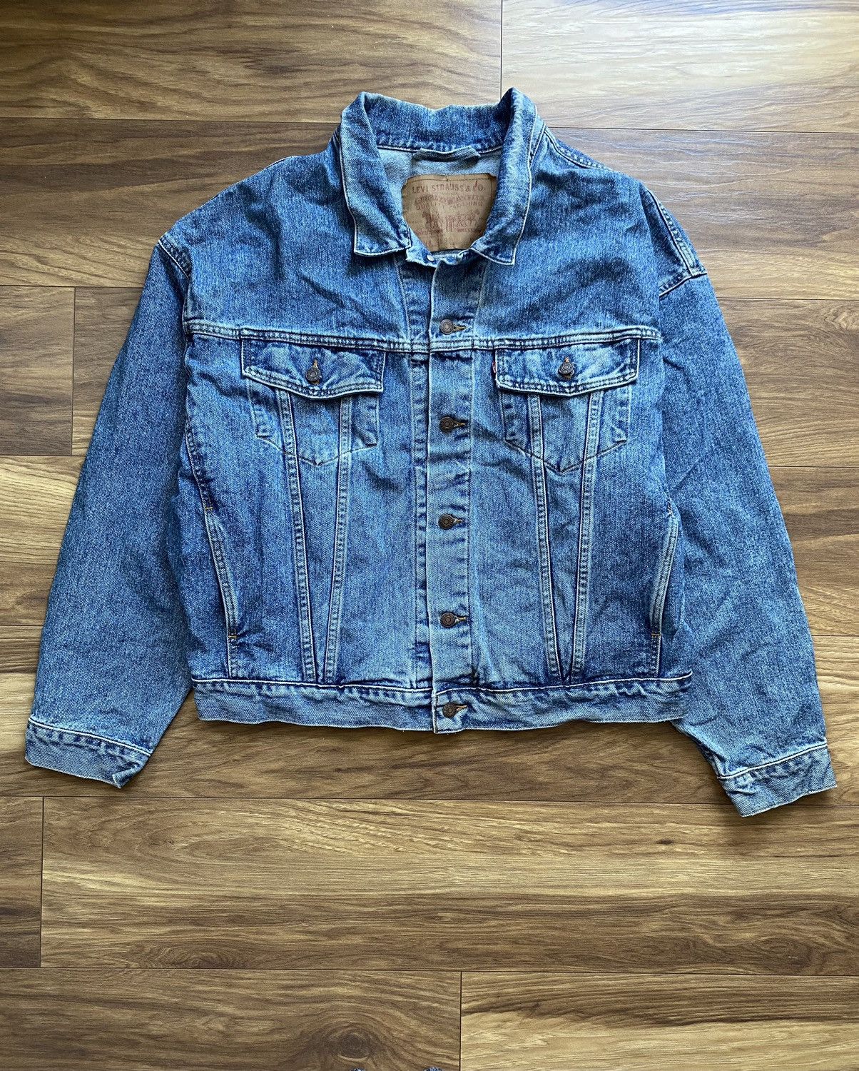 Levi's × Vintage Vintage Levi’s Denim Jacket Made In USA,90’s Size US XL / EU 56 / 4 - 5 Thumbnail