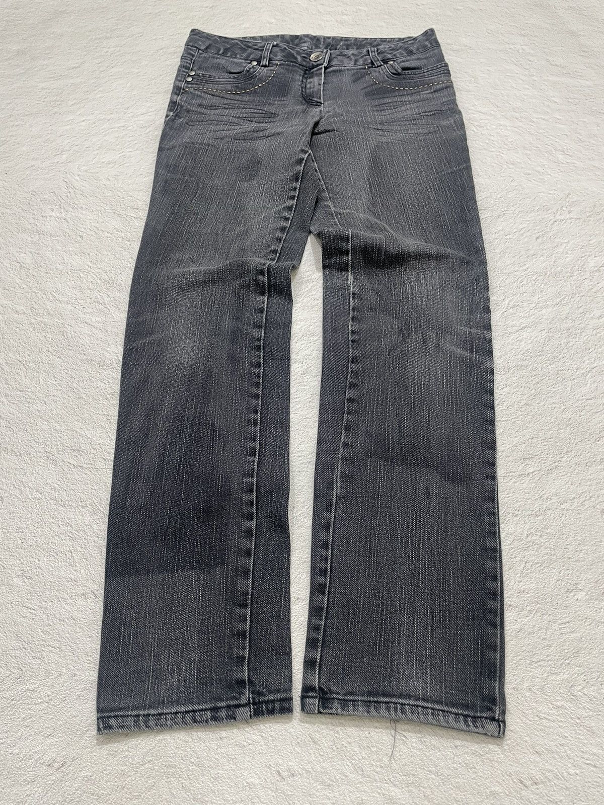 If Six Was Nine 2000s Star Patch Jeans y2k Style Size US 30 / EU 46 - 1 Thumbnail