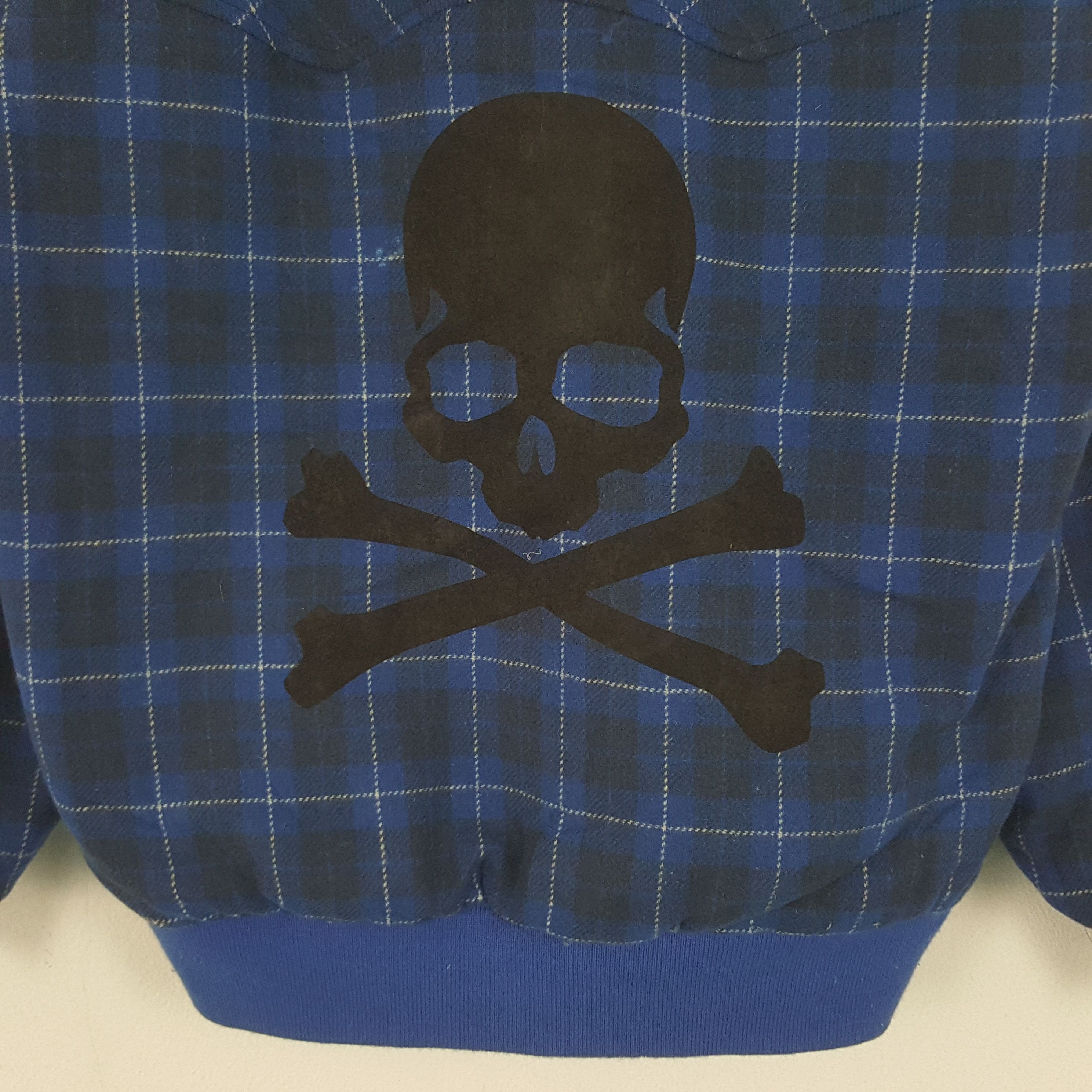 Descente × Vintage Vintage Descente Eizac American Skulls Custom Jacket C281N4 Size US M / EU 48-50 / 2 - 2 Thumbnail