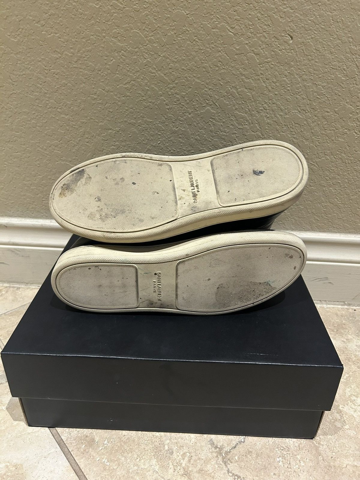 Saint Laurent Paris Saint Laurent black leather studded hightop SL/14h Size US 10.5 / EU 43-44 - 9 Thumbnail