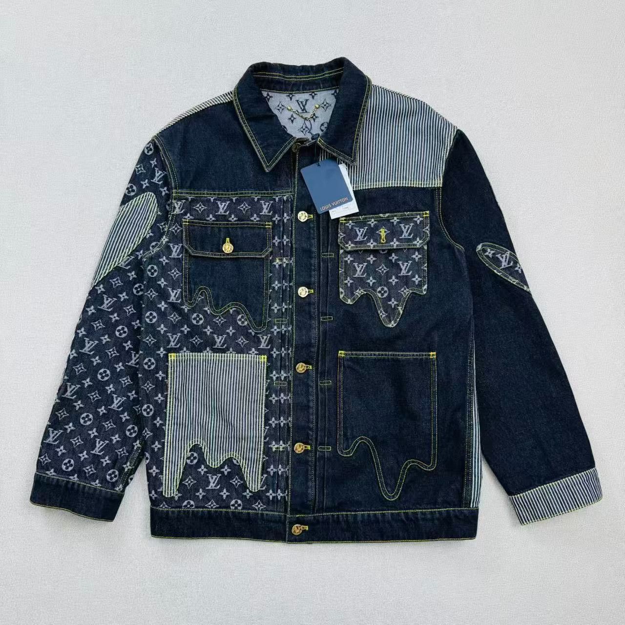 Louis Vuitton Louis Vuitton Nigo 2 Monogram Denim Jacket Size US M / EU 48-50 / 2 - 1 Thumbnail
