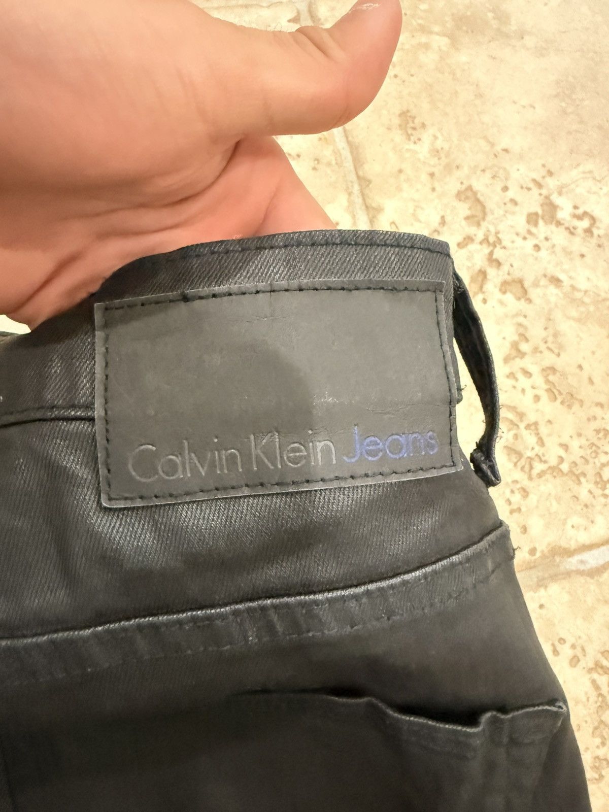 Calvin Klein Calvin Klein waxed jeans Size US 34 / EU 50 - 4 Thumbnail