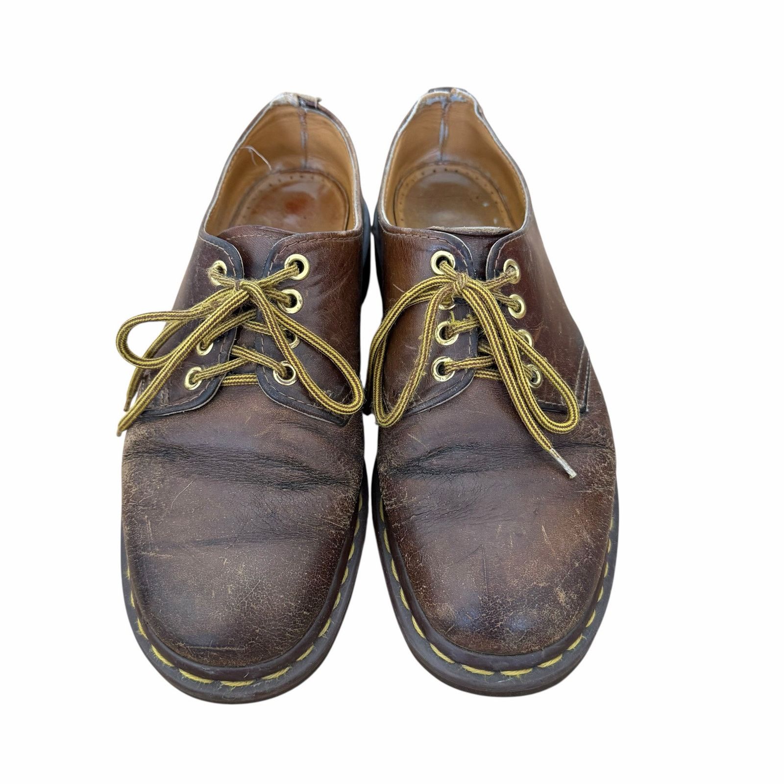 Dr. Martens Vintage Doc Martens 1561 Brown Oxford Shoes Sz 7 Size US 7 / EU 40 - 3 Thumbnail