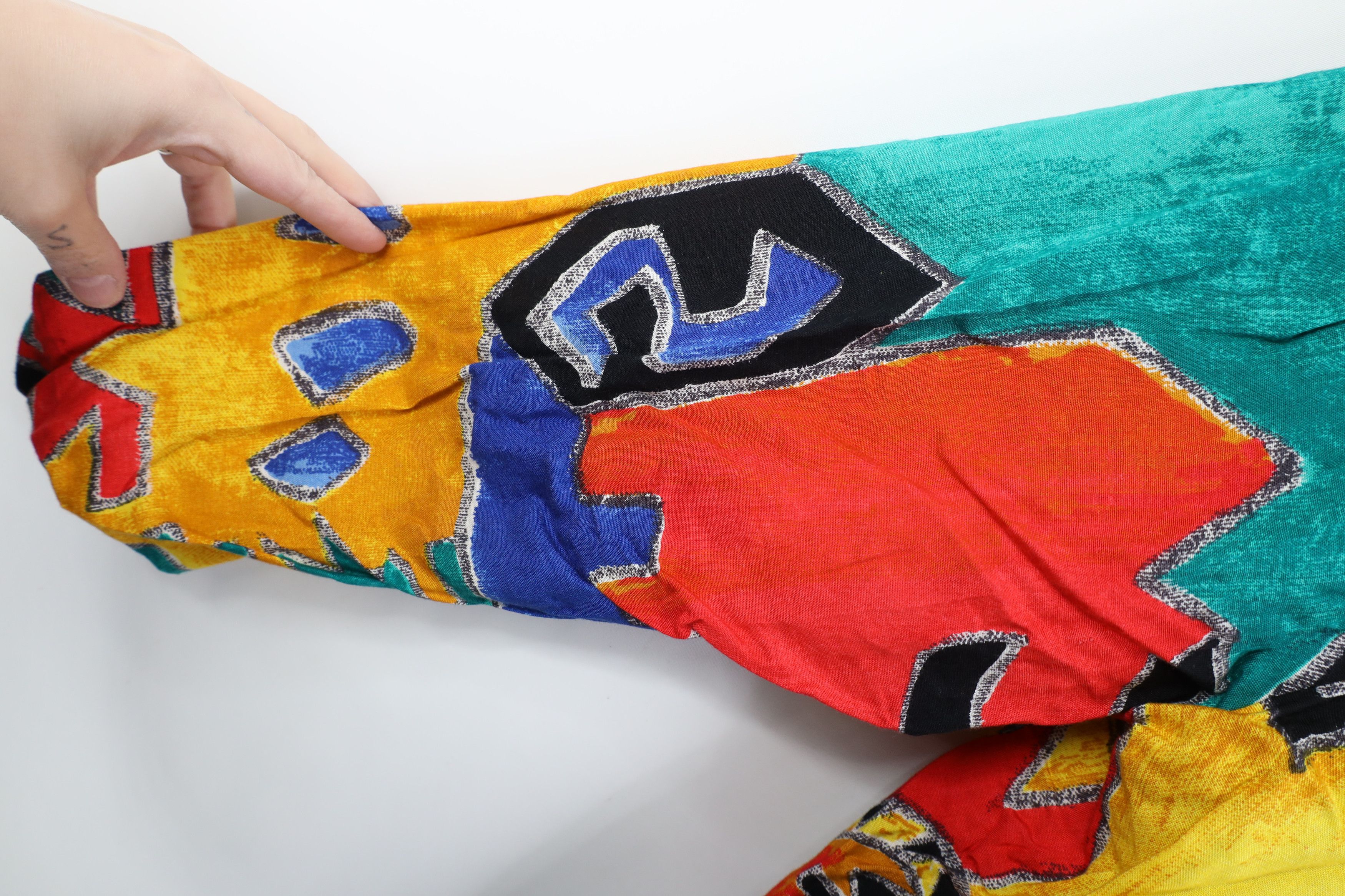 Vintage Vintage 90s Streetwear Southwestern Open Front Jacket Size 3XL / US 20-22 - 5 Thumbnail
