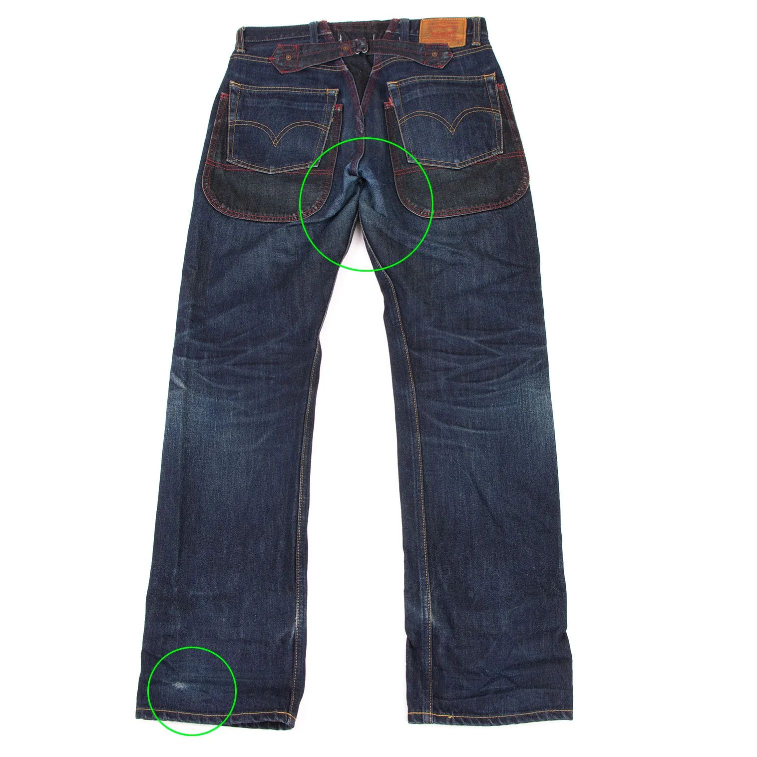 Junya Watanabe Levi's 503 Reconstructed Denim Pants Indigo Red S Size US 30 / EU 46 - 13 Thumbnail