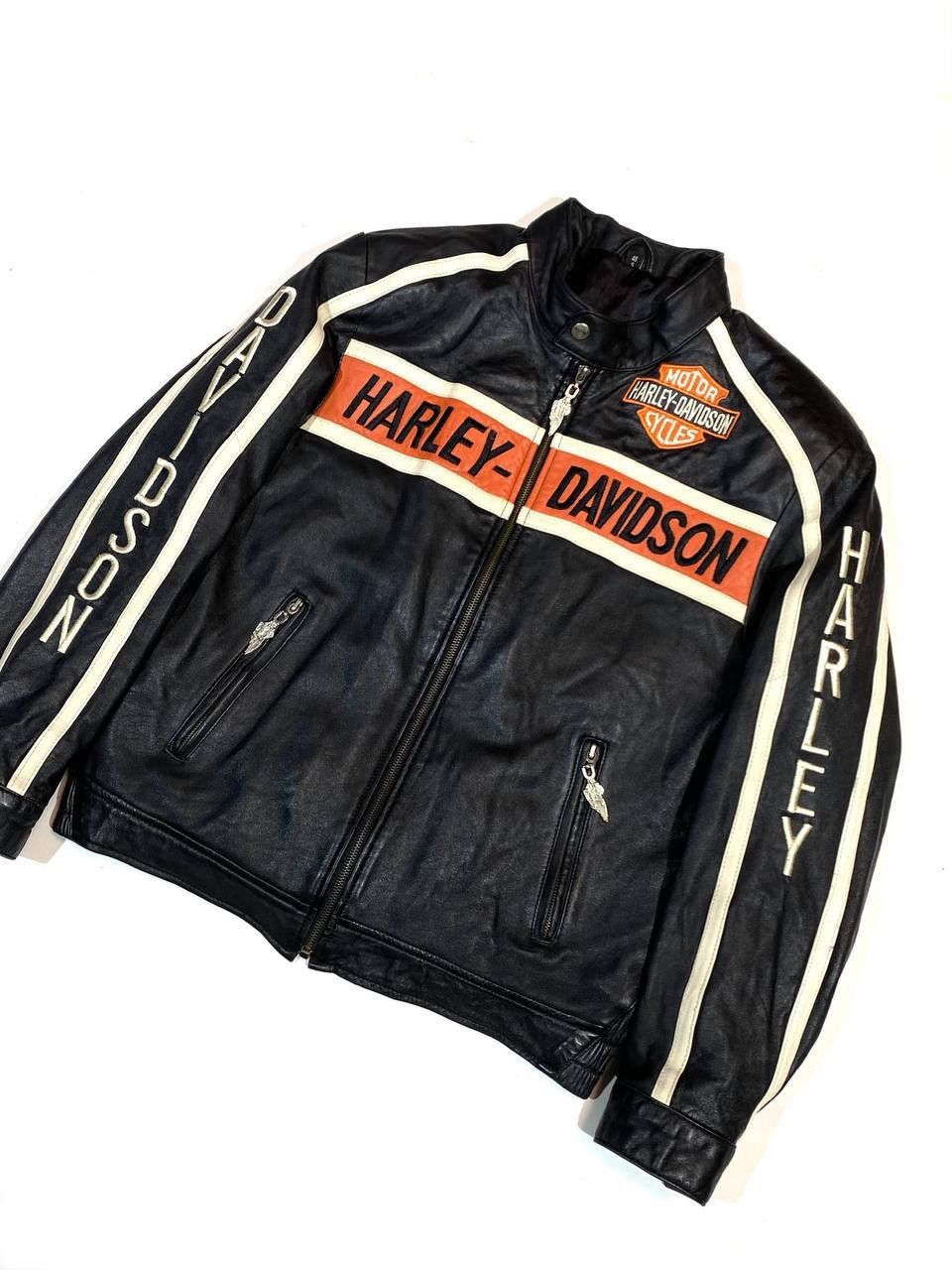 Harley Davidson Harley Davidson Motorcycle Biker Leather Jacket Racing Size US S / EU 44-46 / 1 - 3 Thumbnail
