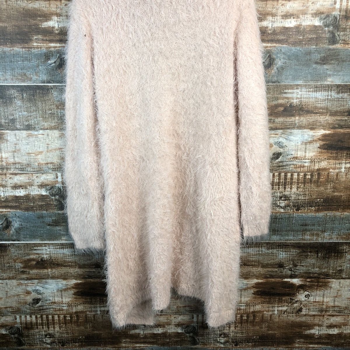 Homespun Knitwear DL Khalita Pink Mohair shaggy fur Cardigan Knitwear #C526 Size L / US 10 / IT 46 - 14 Thumbnail