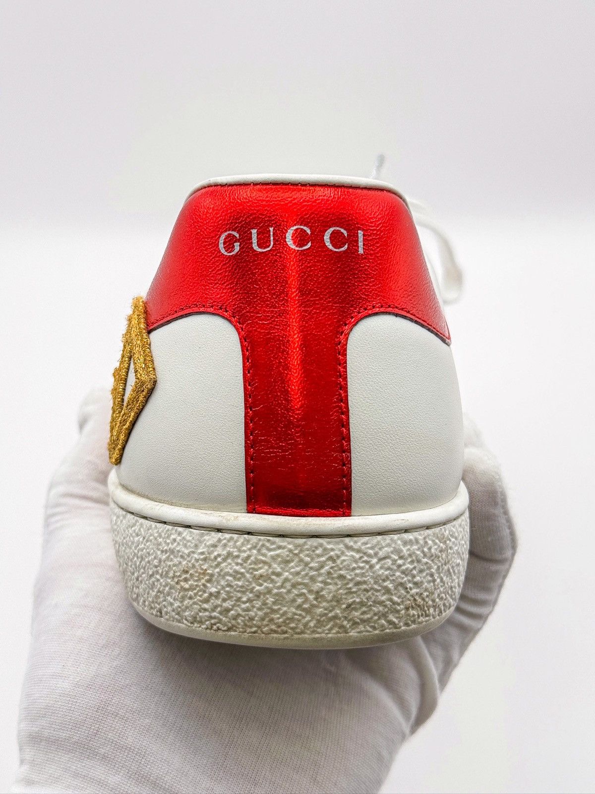 Gucci Gucci Ace Loved Limited Edition Sneakers Size US 12 / EU 45 - 16 Thumbnail