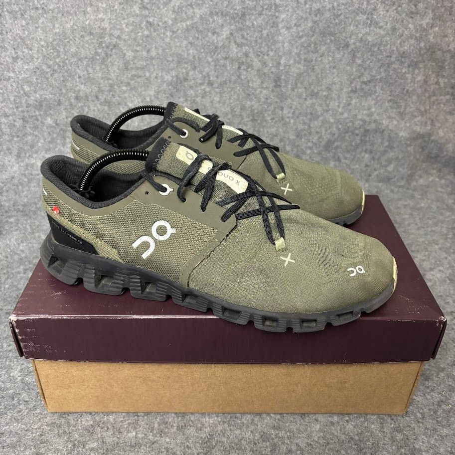 On On Cloud X 3 Olive Reseda Running Shoes Mens Size 10.5 US Size US 10.5 / EU 43-44 - 7 Thumbnail