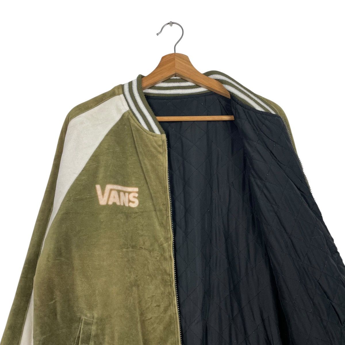 Japanese Brand 💥Y2K VANS SKATE REVERSIBLE STREETWEAR ZIPPER Size US M / EU 48-50 / 2 - 10 Thumbnail