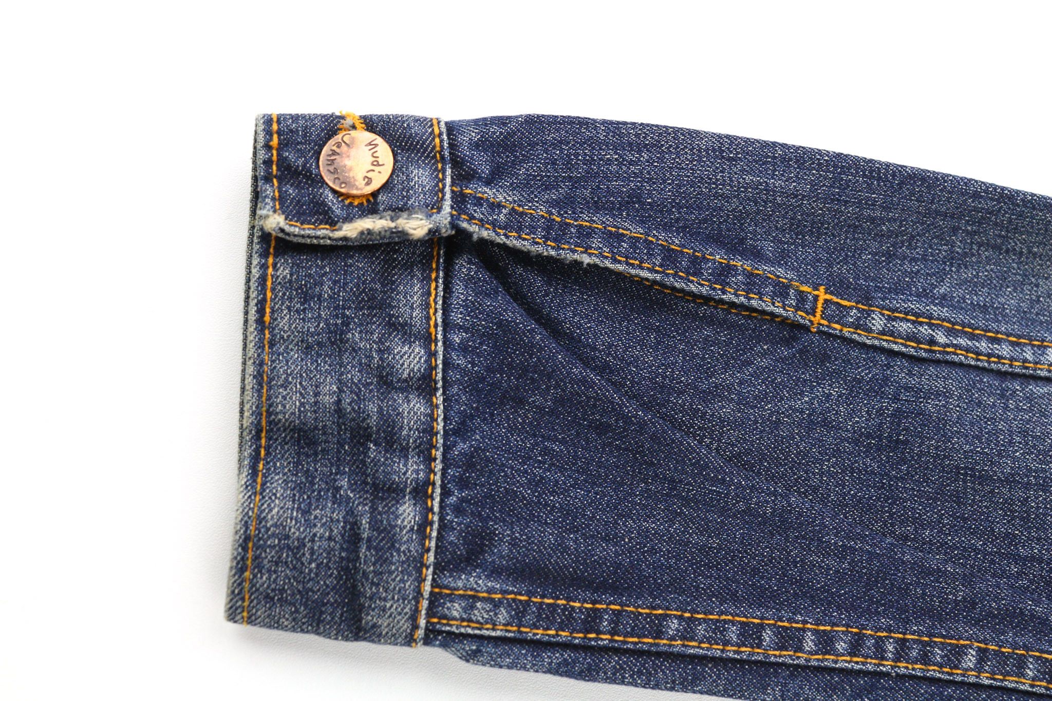 Nudie Jeans TERRY ORG. CONTRAST S Blue Denim Jacket 80402 Size US S / EU 44-46 / 1 - 8 Thumbnail