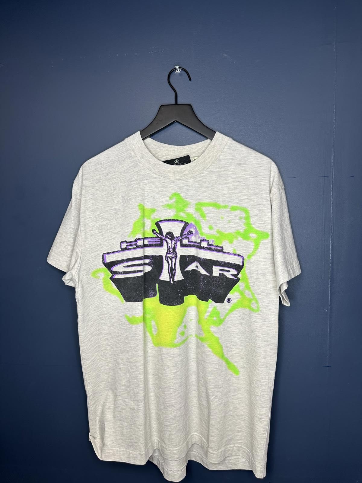 Designer Brand New Hellstar Jesus T-Shirt Sz Small Size ONE SIZE - 1 Thumbnail