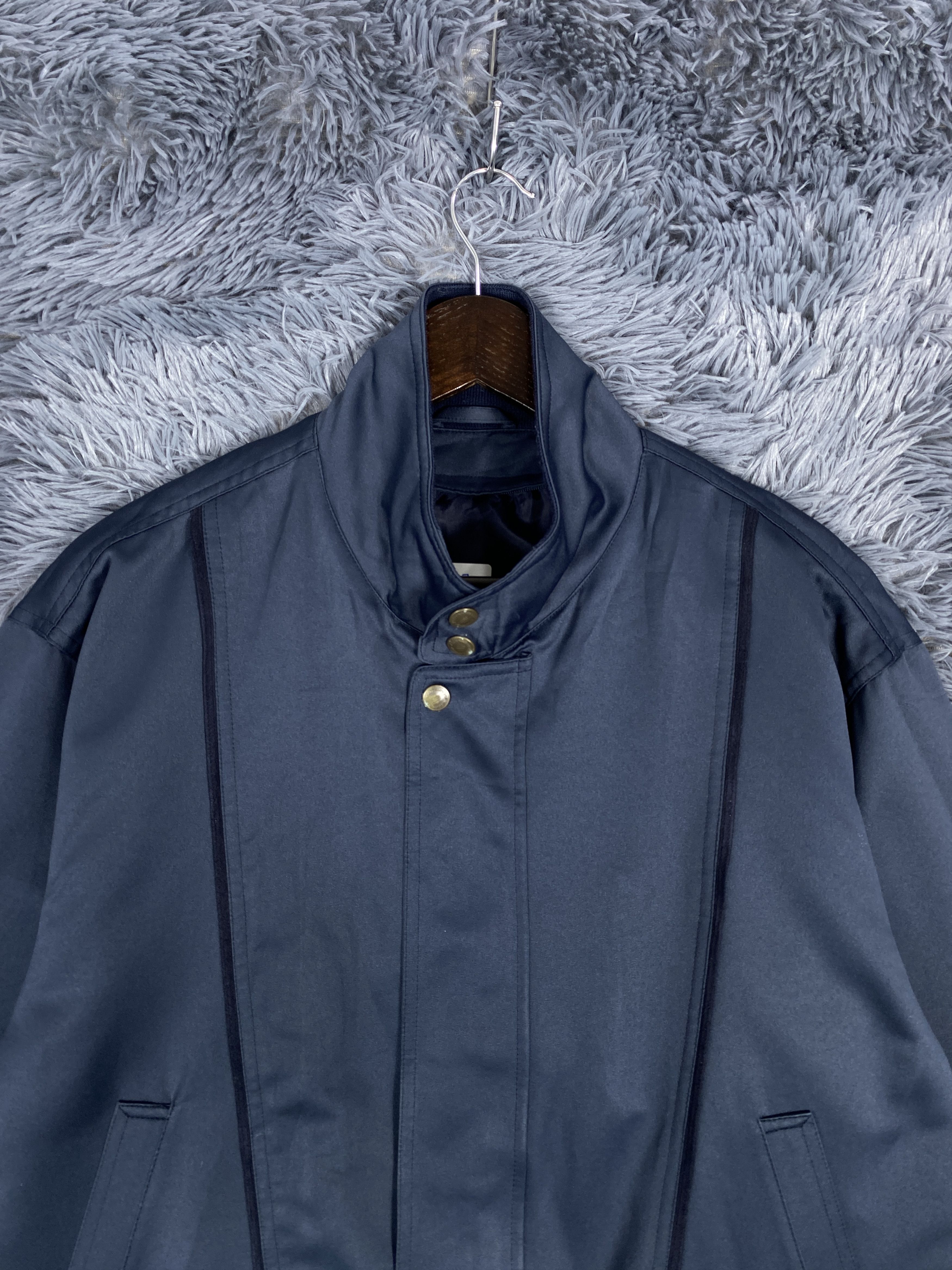 Japanese Brand Vintage Japanese Full Zip Nylon Bombers Jacket Size US M / EU 48-50 / 2 - 2 Thumbnail