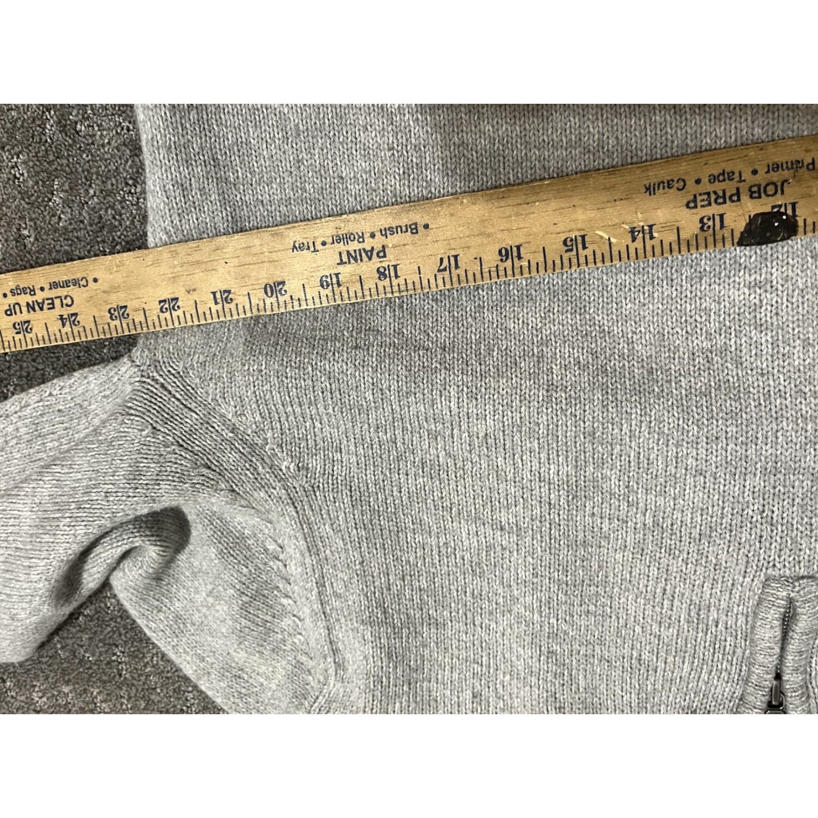 Express VINTAGE Express Shirt Mens XL Grey 1/4 Zip Wool Blend Sweater Fall Winter Casual Mens Size US XL / EU 56 / 4 - 4 Thumbnail