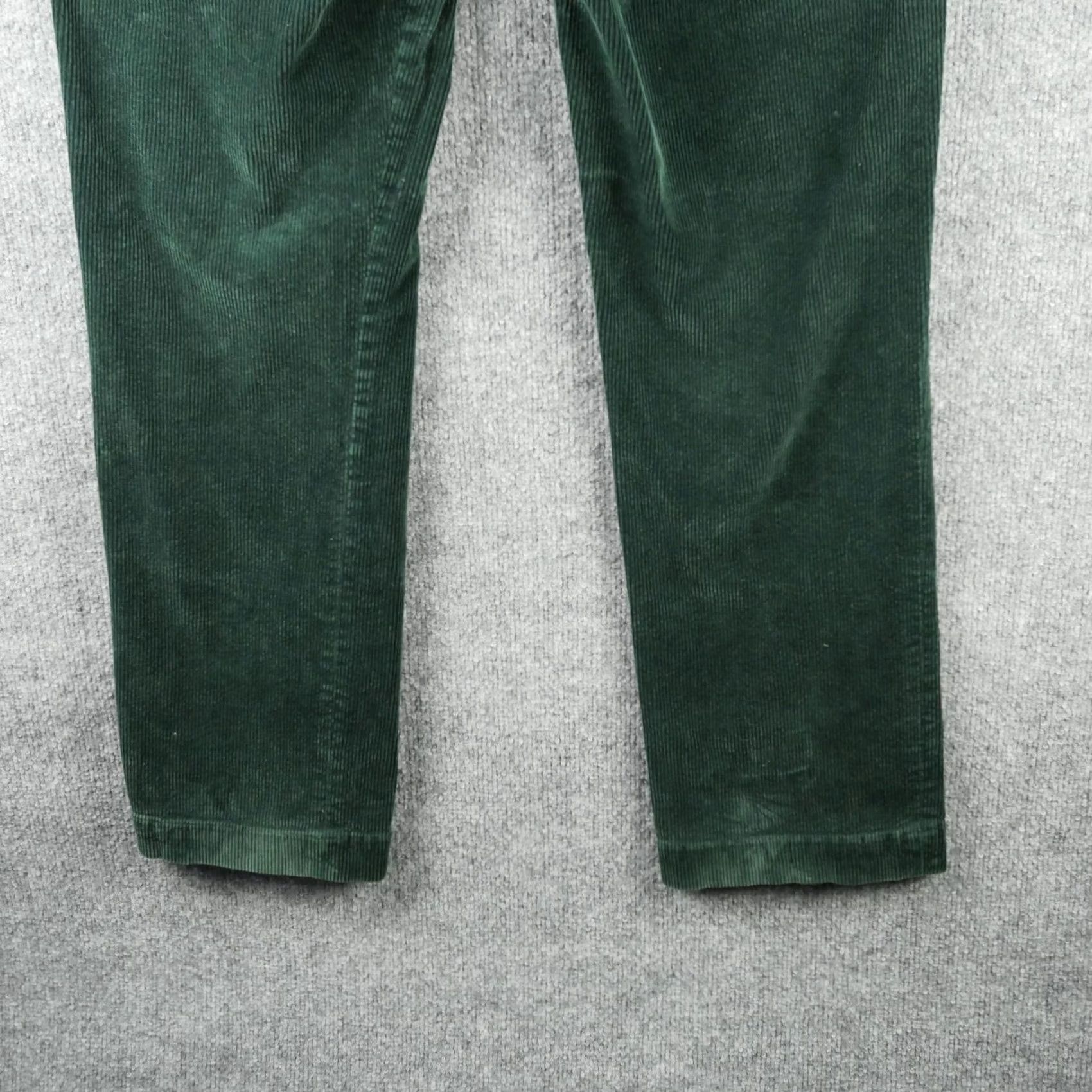 Polo Ralph Lauren Ralph Lauren Pants Mens 33x32 Green Corduroy Stretch Classic Fit Chino Ivy Prep Size US 33 - 7 Thumbnail
