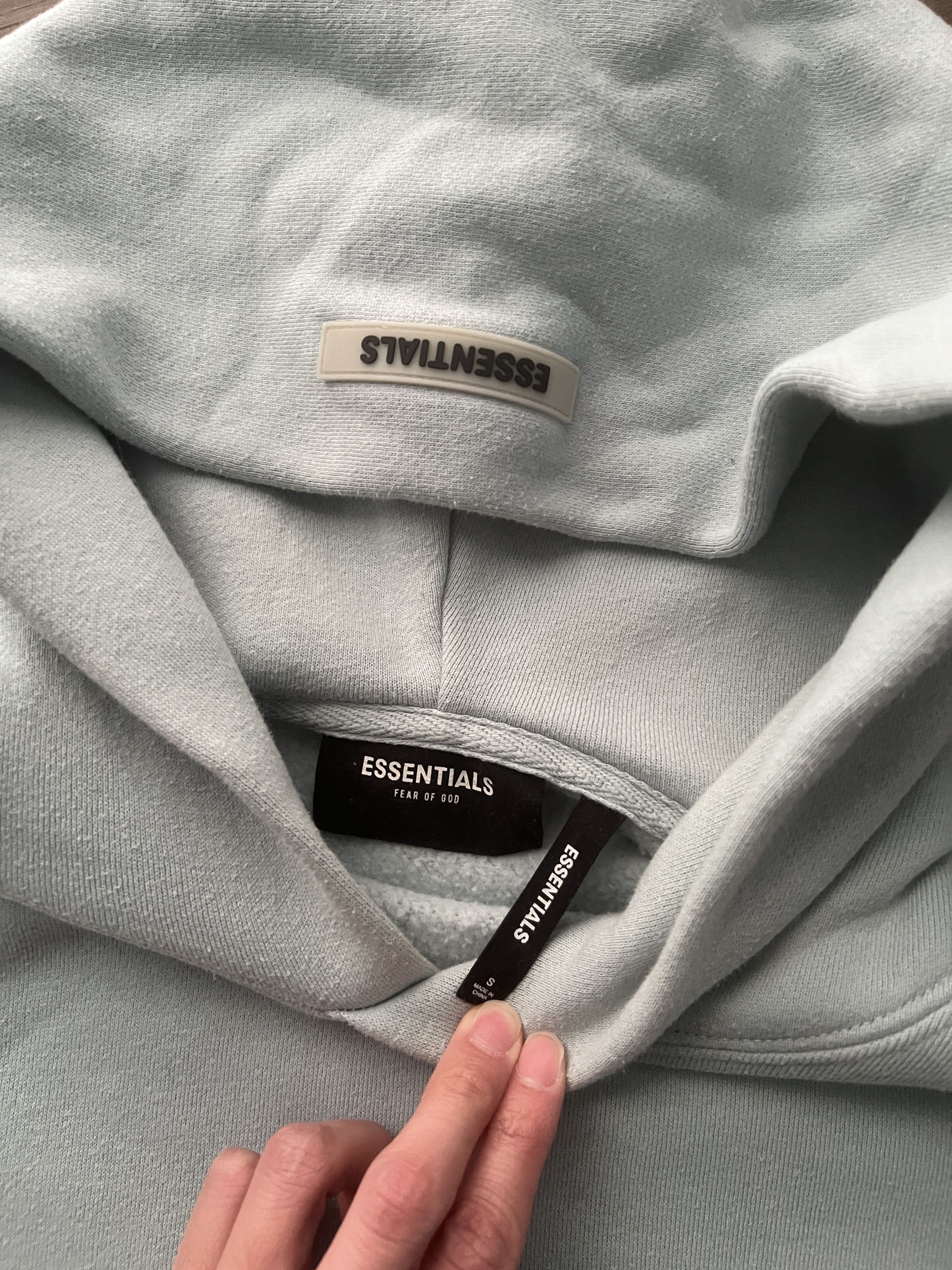 Essentials × Fear of God Light Blue Fear of God Essentials 3M Logo Hoodie Size US S / EU 44-46 / 1 - 5 Thumbnail