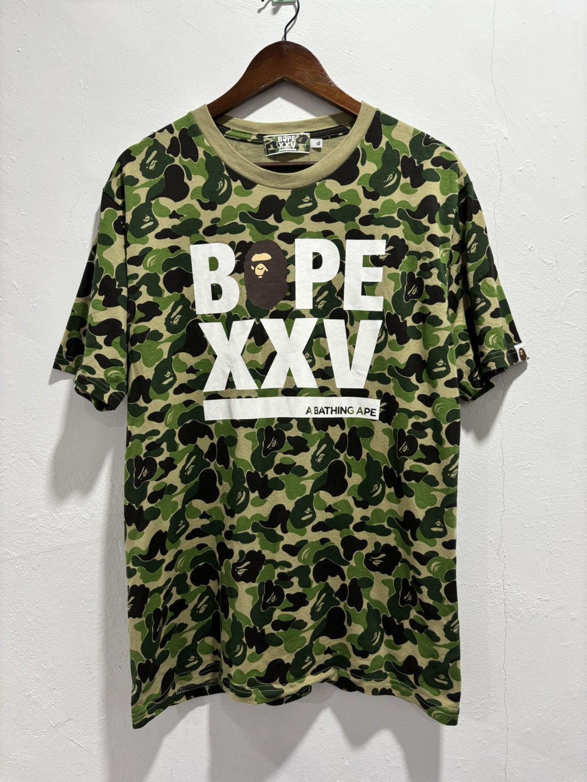 Bape A Bathing Ape XXV Camo 25th Anniversary Tshirt Size US XL / EU 56 / 4 - 1 Thumbnail