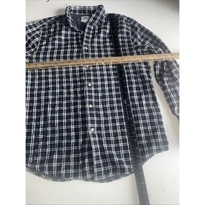 Ben Sherman BEN SHERMAN Shirt L Button Down Long Sleeve Grey & Blue & Wh Size US L / EU 52-54 / 3 - 5 Thumbnail