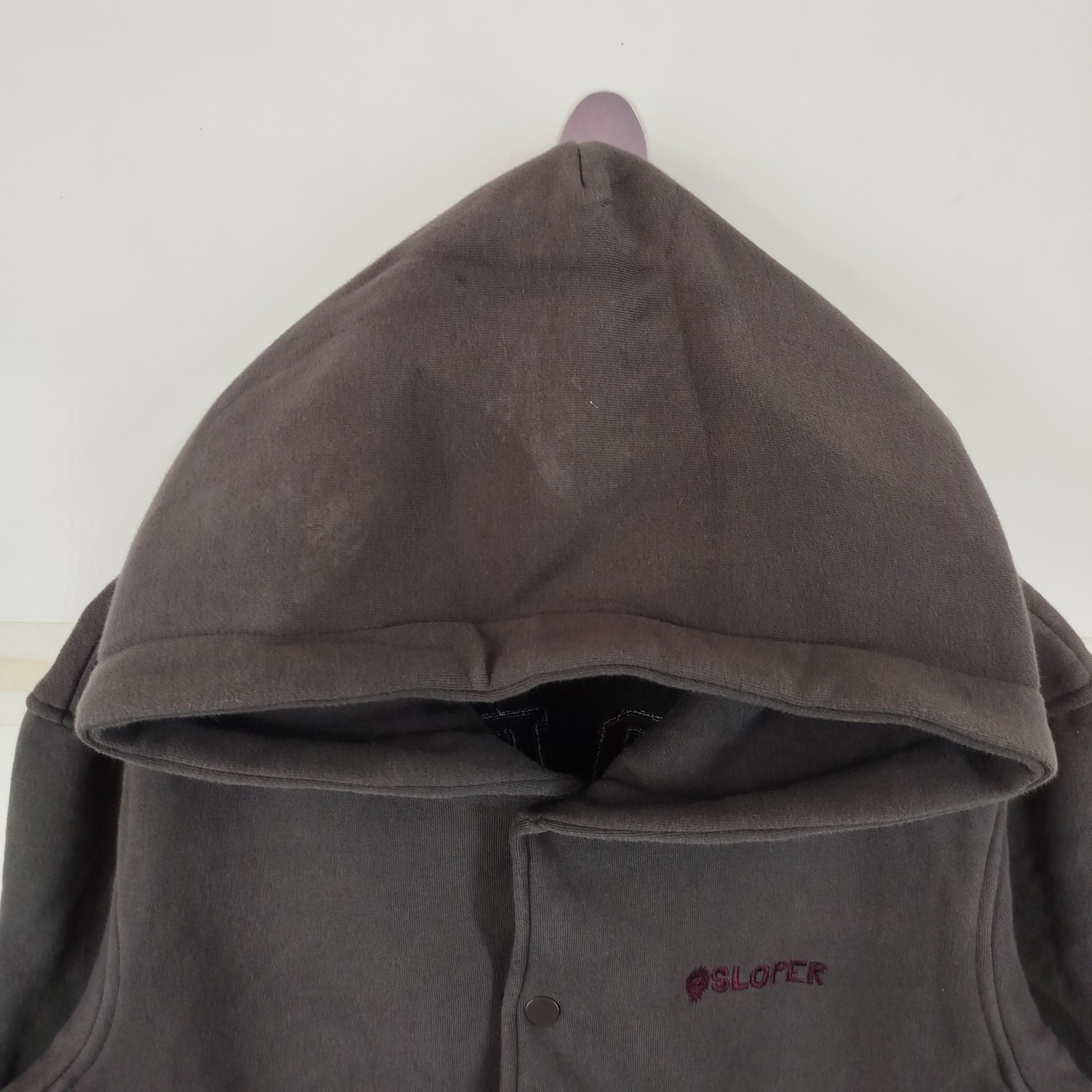 Designer × Japanese Brand Sloper Outdoor Varsity Hoodie Embroidery Big Logo Button Size US M / EU 48-50 / 2 - 13 Thumbnail