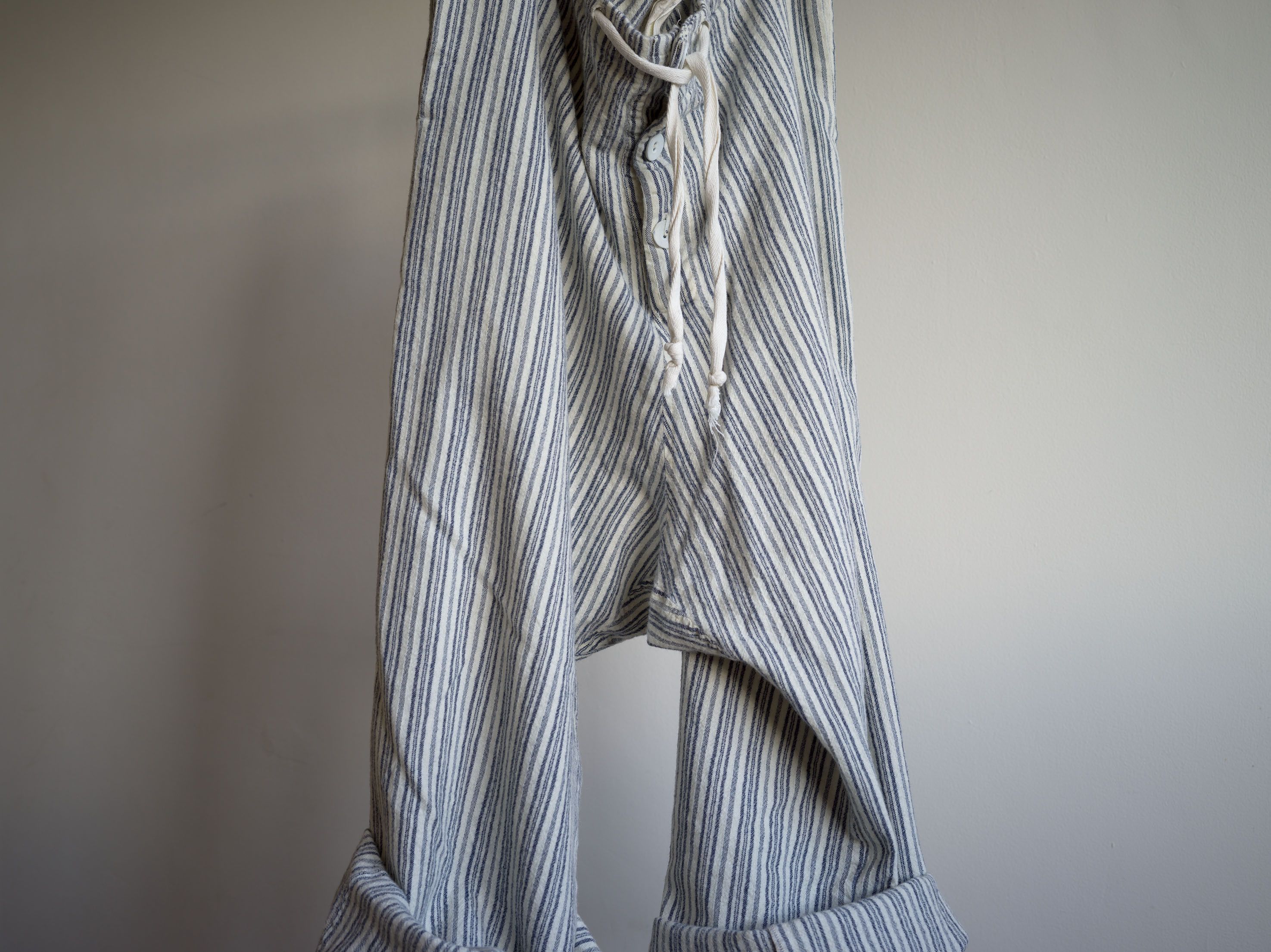 Paul Harnden Shoemakers PAUL HARNDEN WHITE DRAWSTRING PANTS | Grailed