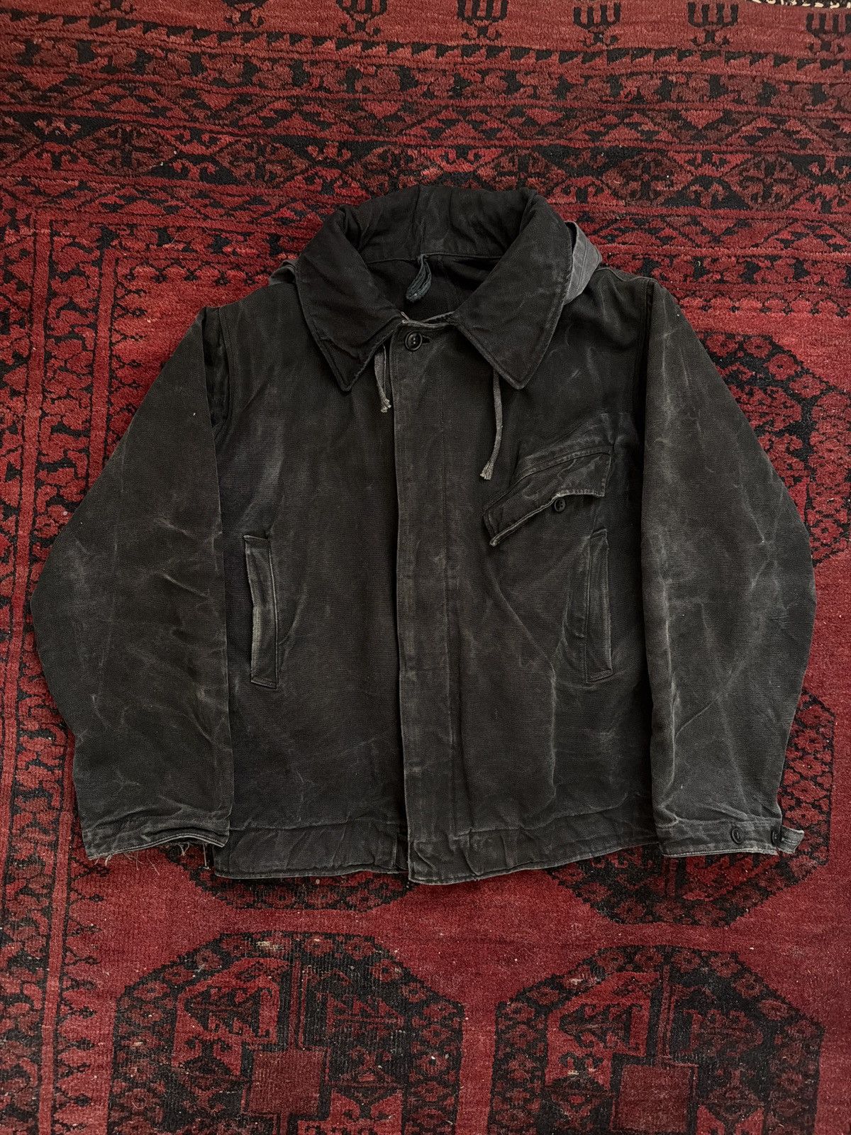 Vintage Soviet era military coat w/ hood Size US L / EU 52-54 / 3 - 1 Thumbnail