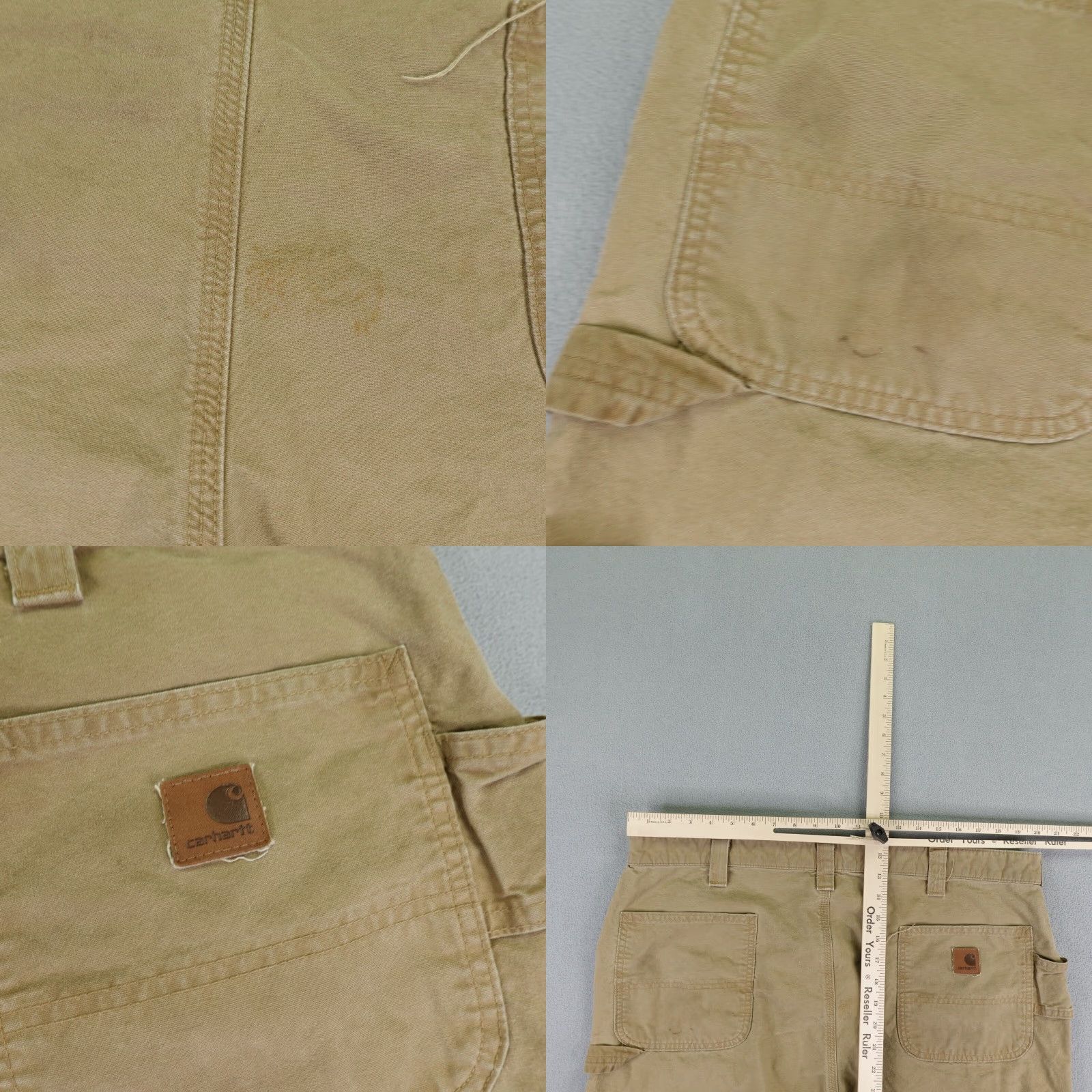 Carhartt VINTAGE Carhartt Cargo Shorts Men 40 Khaki Brown Canvas Work Utility Outdoor Size US 40 / EU 56 - 8 Thumbnail