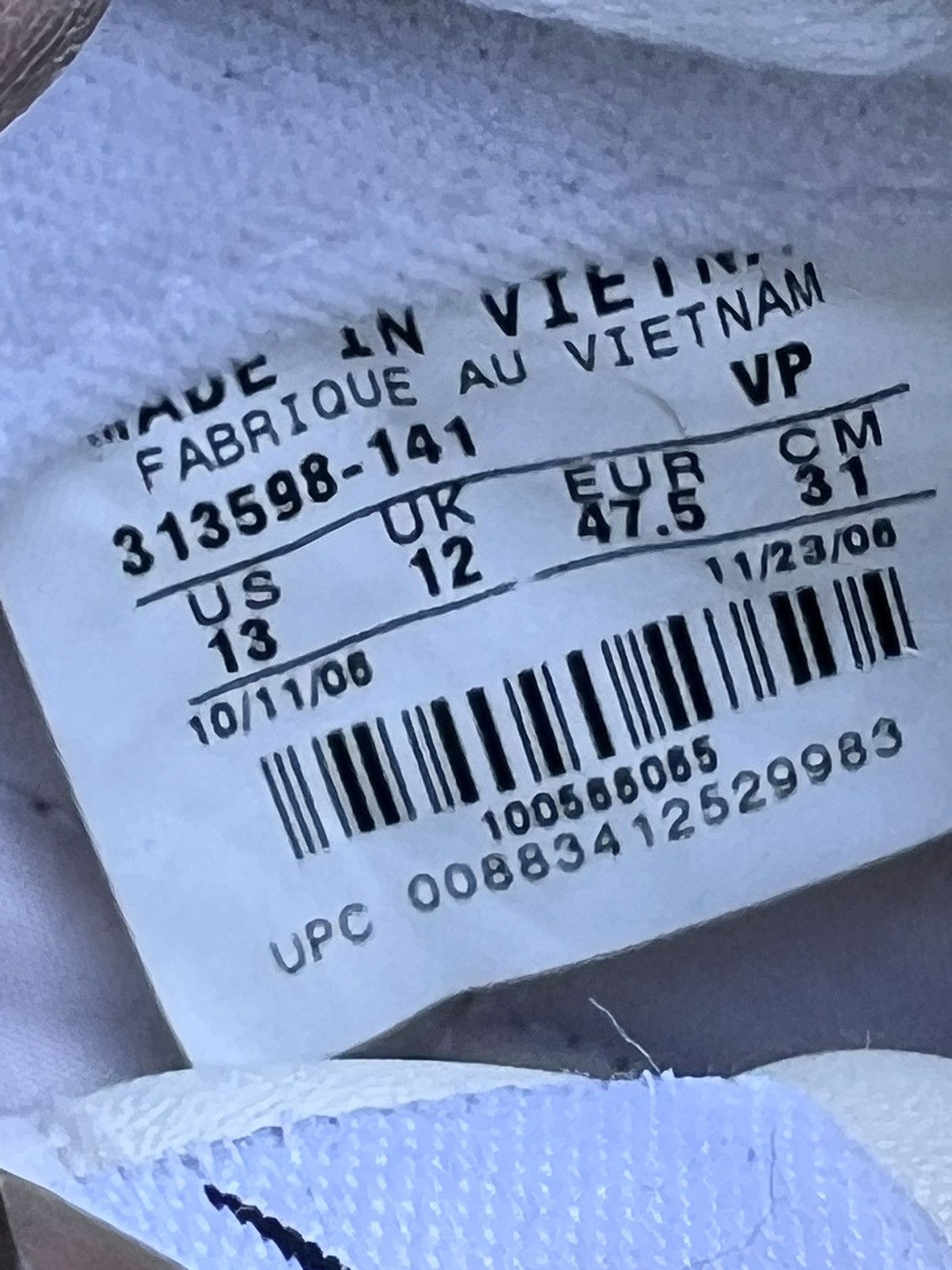 Nike RARE Nike Cortez 2009 White Blue size 13 Mens shoes Size US 13 / EU 46 - 12 Thumbnail