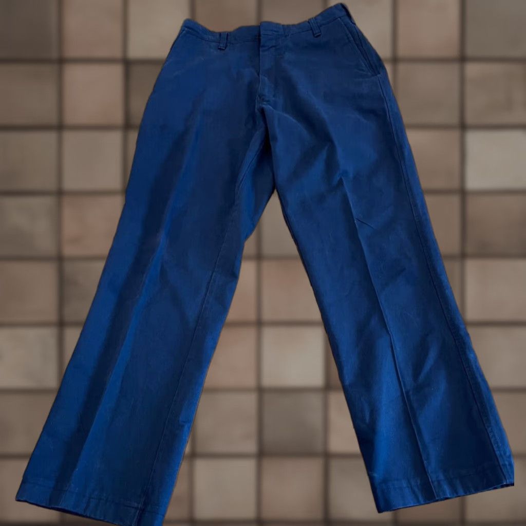Vintage VINTAGE Topps Safety Firewear Pants Mens 32x31 Workwear Navy Blue Firefighting 3506 Size US 32 / EU 48 - 1 Thumbnail