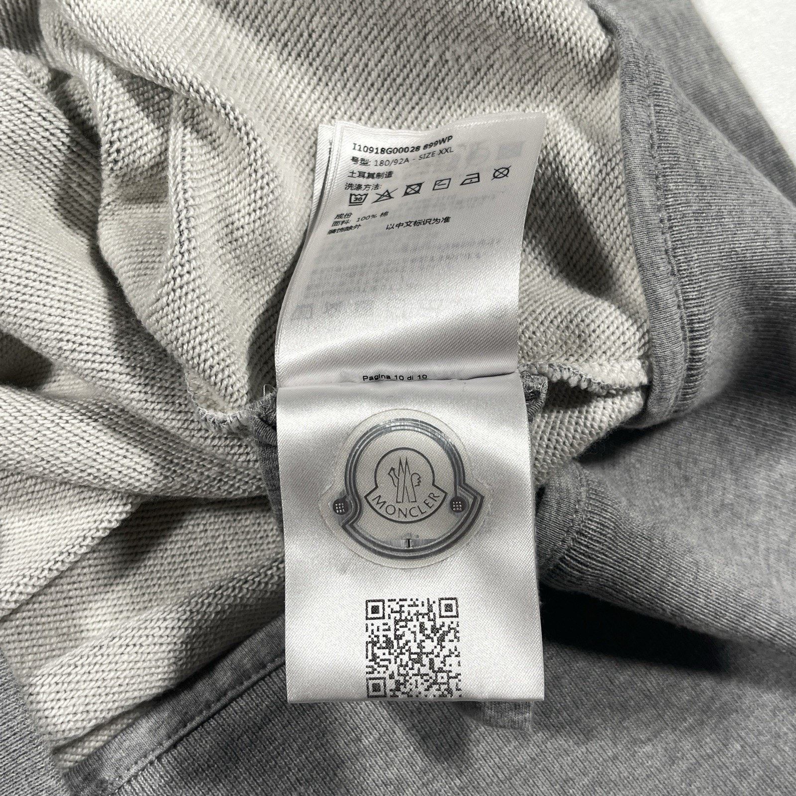 Moncler Moncler Maglia Aperta Full Zip Up Sweater Jacket Gray Size US XXL / EU 58 / 5 - 8 Thumbnail