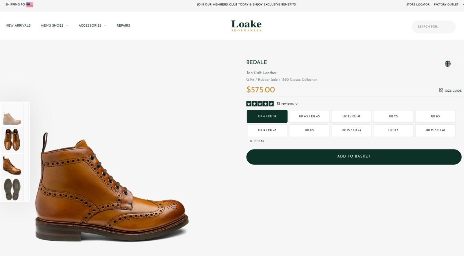 Loake Loake 1880 Bedale Pennine Men Ankle Boots U.K. Leather 8.5 Size US 8.5 / EU 41-42 - 15 Thumbnail