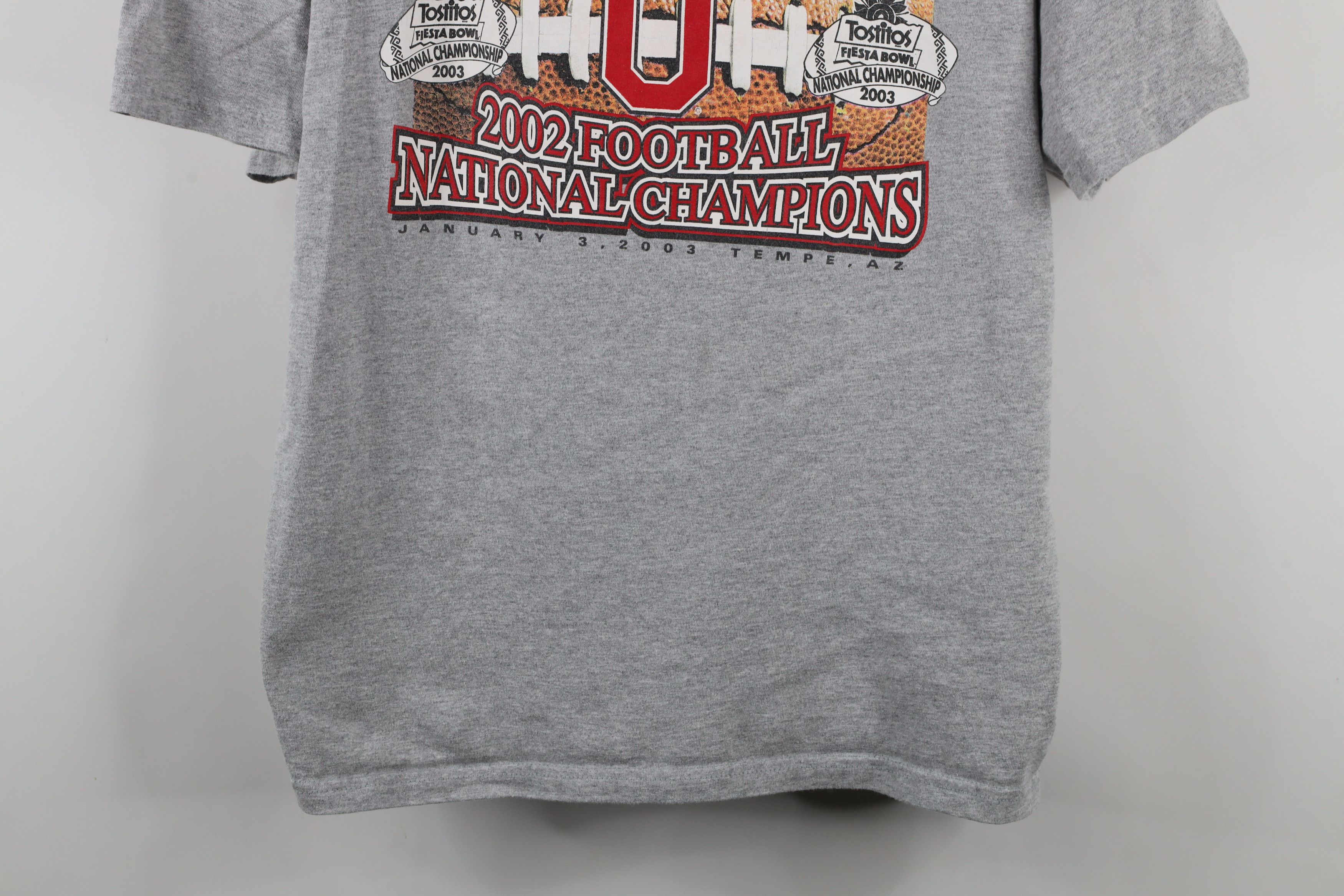 Vintage Vintage Champs Ohio State University Football T-Shirt Gray Size US XL / EU 56 / 4 - 3 Thumbnail