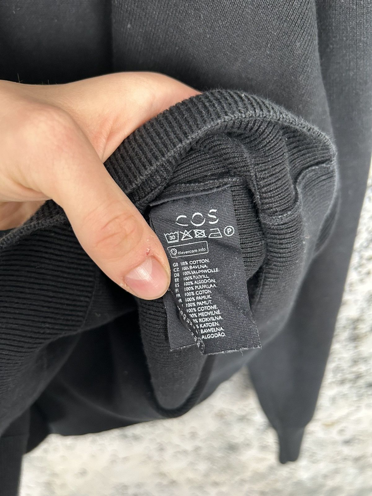 Cos COS Basic Sweatshirt Polo Minimalist Classic Scandi Designer Size US XL / EU 56 / 4 - 6 Thumbnail