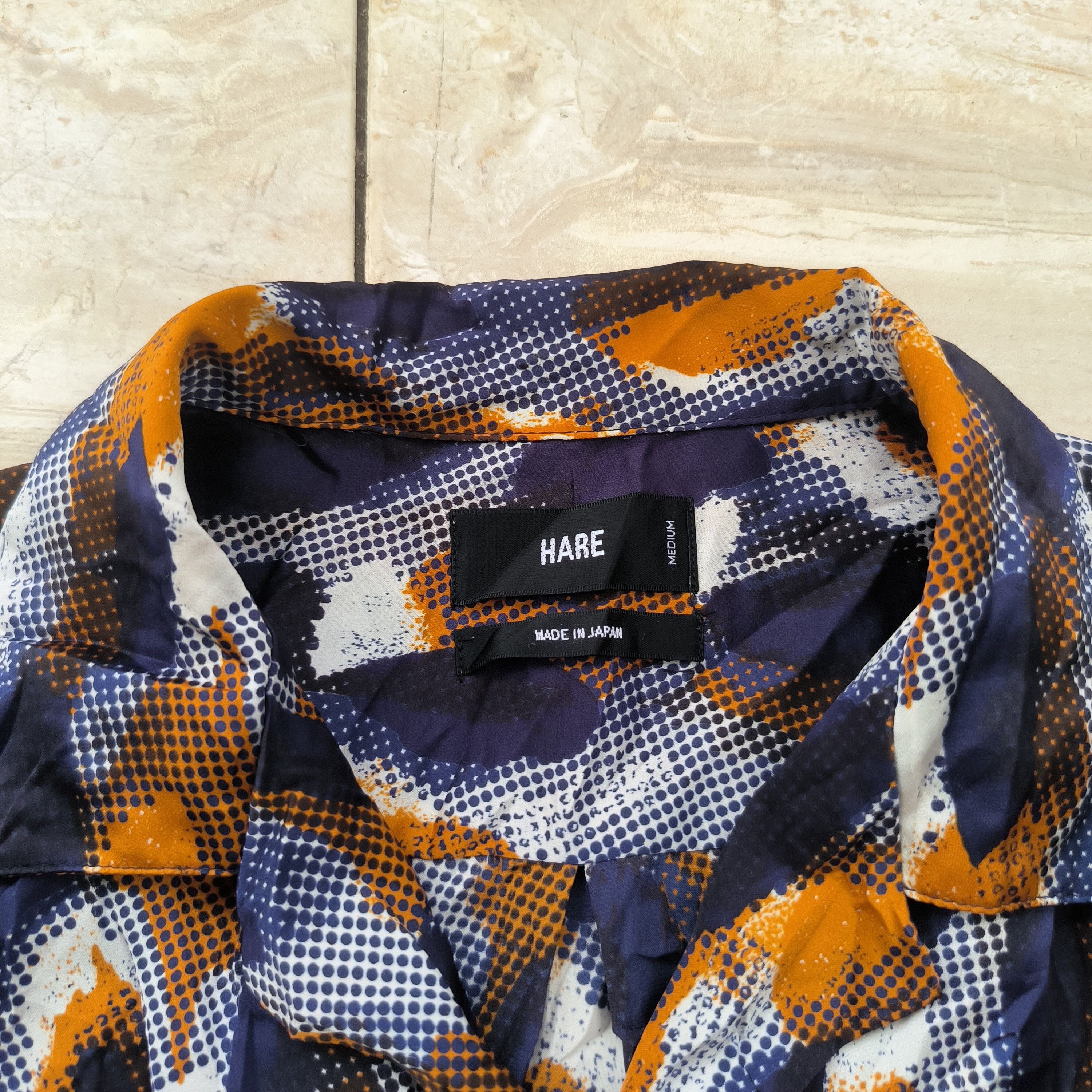 Japanese Brand HARE Japan Open Collar Shirt Size US M / EU 48-50 / 2 - 3 Thumbnail