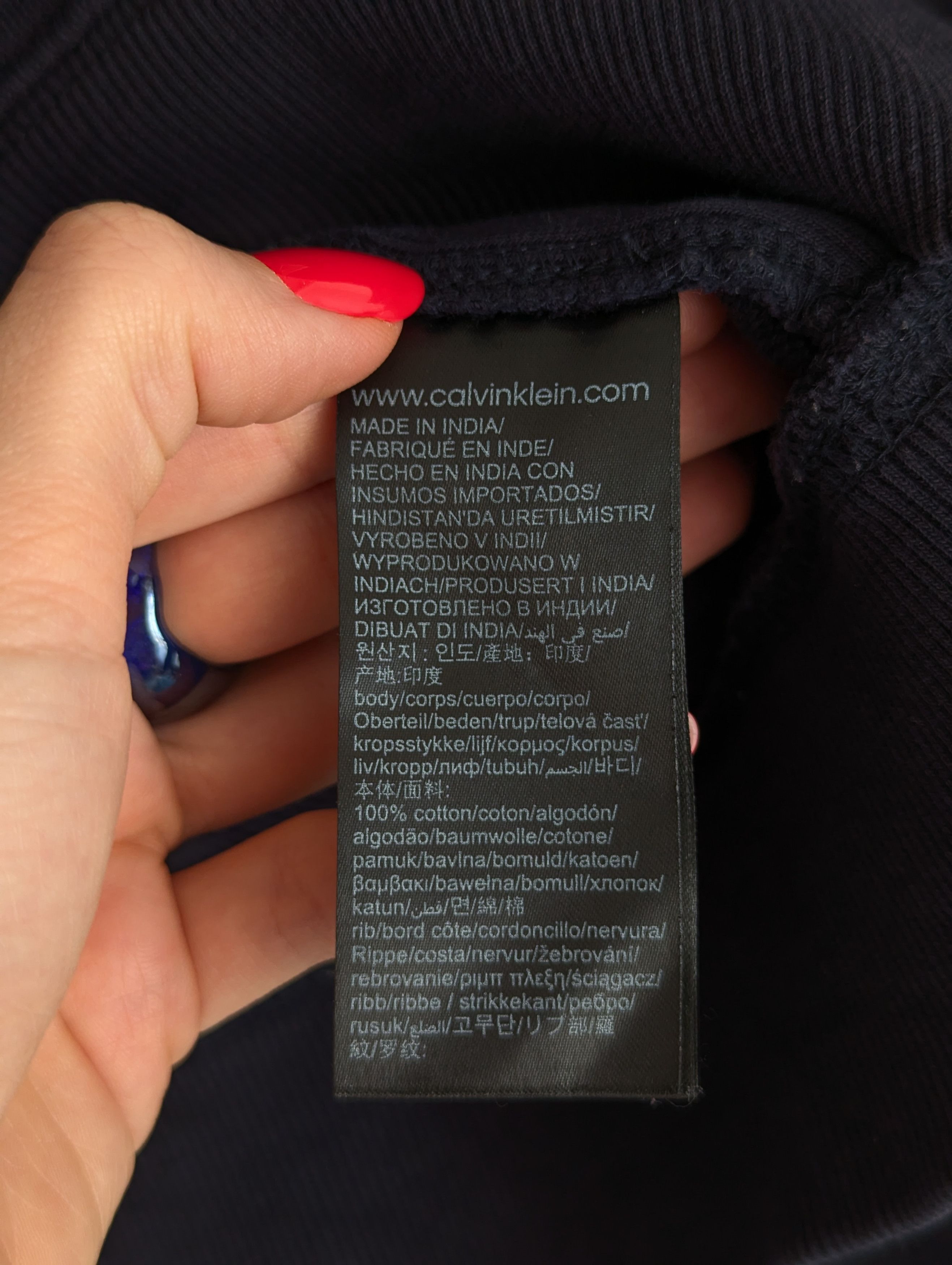 Calvin Klein Calvin Klein Jeans New York Crewneck Navy Sweatshirt Size US S / EU 44-46 / 1 - 8 Thumbnail