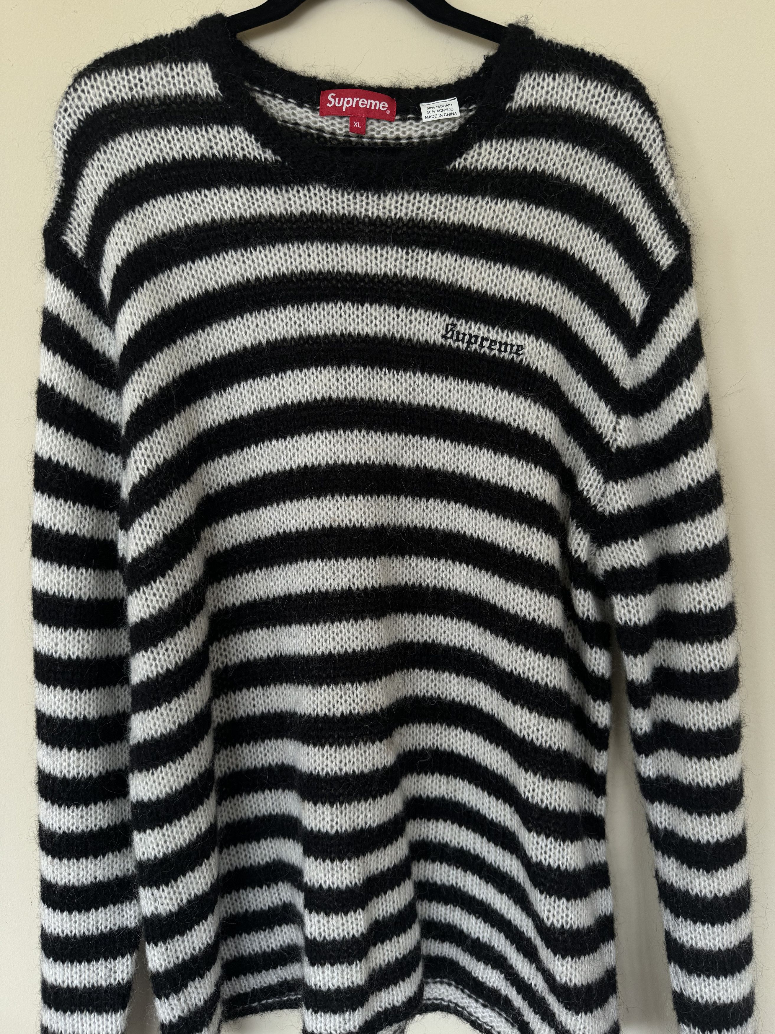 Supreme Supreme Striped Sweater Size US XL / EU 56 / 4 - 2 Thumbnail