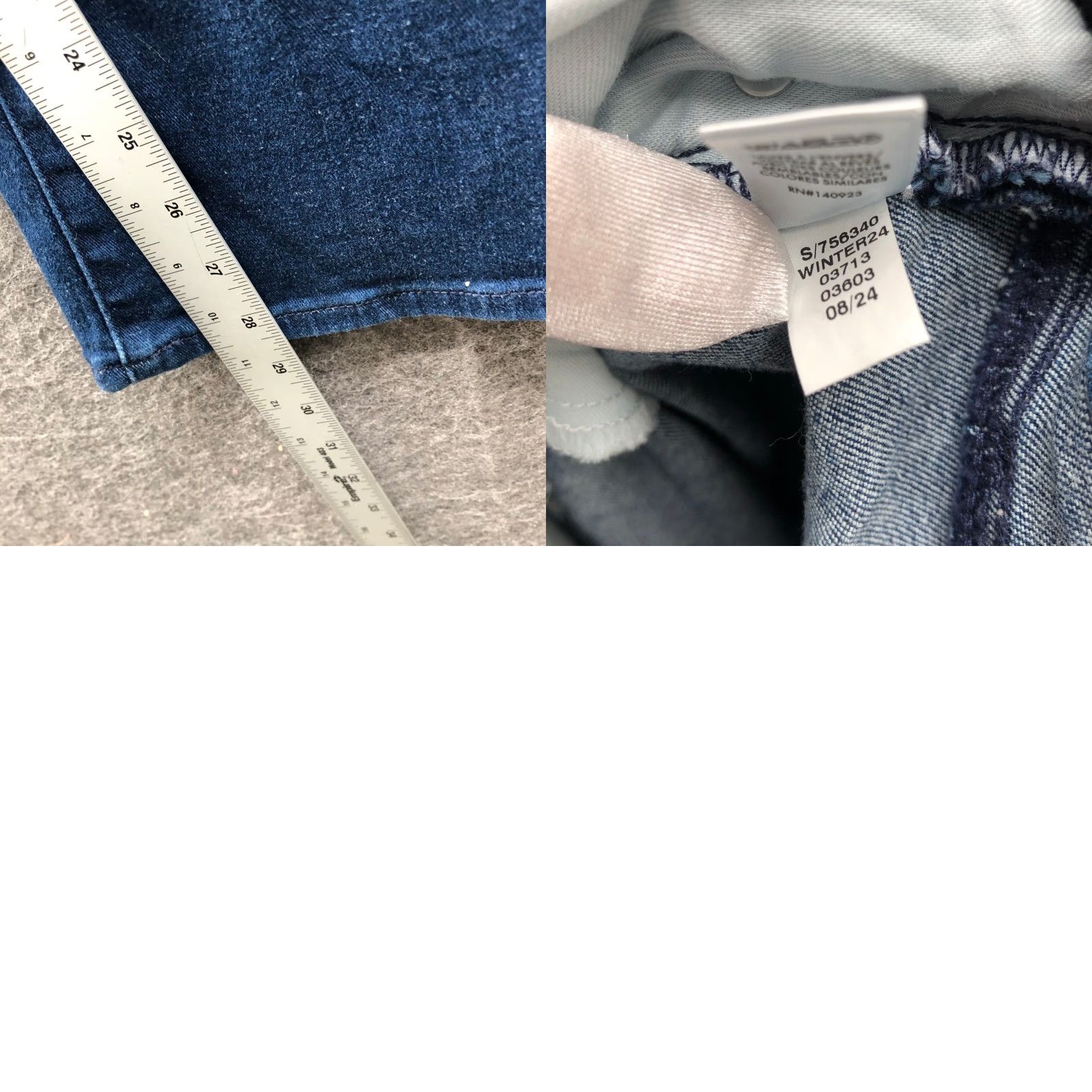 Loft LOFT Slim Flare Jeans Womens 33 Medium Blue High Rise Stretch Denim 5-Pocket Zipper Button Pocket Womens Pants Size 24" / US 00 / IT 34 - 9 Thumbnail