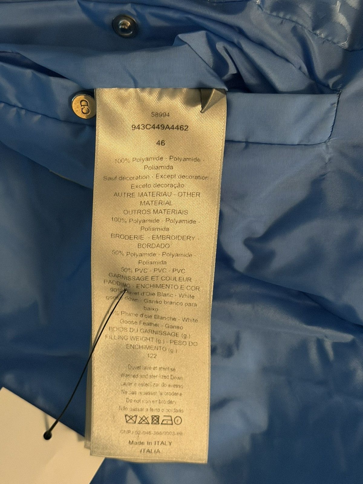 Dior DIOR OBLIQUE JACKET PUFF Size US S / EU 44-46 / 1 - 11 Thumbnail