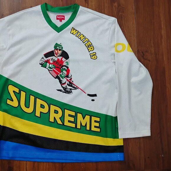 Supreme Supreme Winter 2019 Hockey Jersey Size US L / EU 52-54 / 3 - 3 Thumbnail