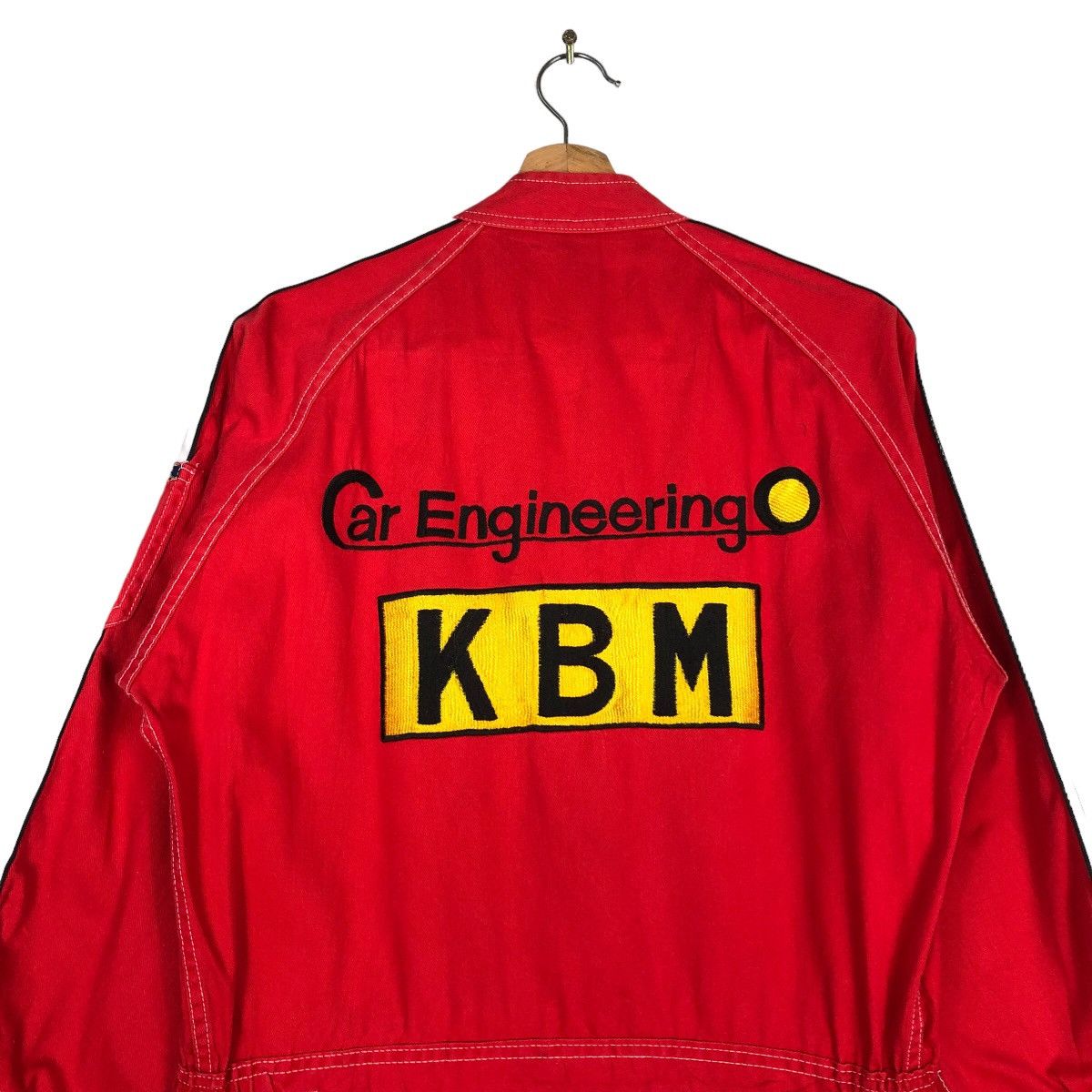 Japanese Brand 🔥90’s Vintage Coverall Racing Car Engineering Work Kbm Big Size US 36 / EU 52 - 10 Thumbnail