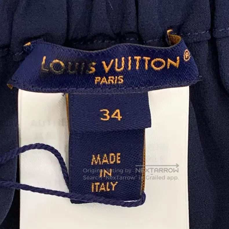Louis Vuitton Louis Vuitton 23 Dark Blue Rivet Design Mulberry Silk Casu Size US 34 / EU 50 - 6 Thumbnail