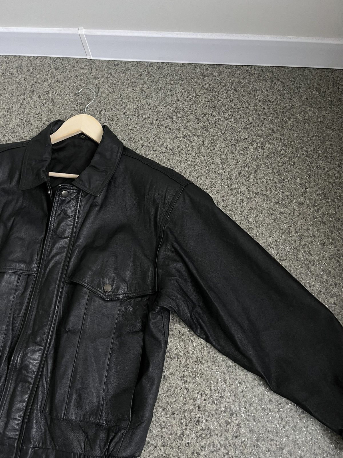 Vintage Vintage 90’s Leather Jacket Medium Size US M / EU 48-50 / 2 - 3 Thumbnail