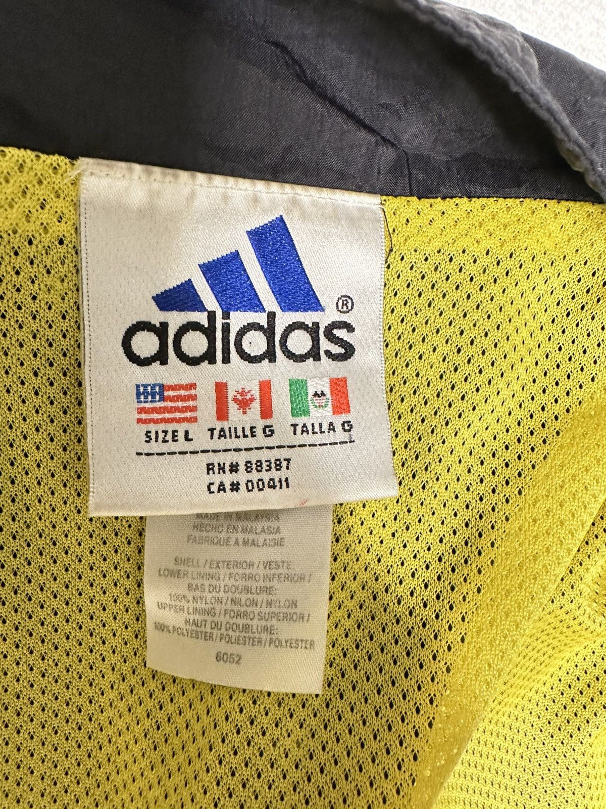 Adidas × Vintage VTG 90s Adidas Windbreaker Jacket Men’s Sz L-Read Descript Size US L / EU 52-54 / 3 - 4 Thumbnail